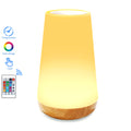 Touch Lamp LED Table Lamp Bedside Lamp RGB Table Lamp Bedroom Lamp with Touch Sensor Portable Desk Lamp RGB Light for Kids Gifts